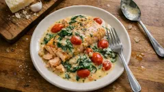 Tavada Kolay ve Lezzetli Toskana Usulü Kremalı Somon Tarifi - Sezenİşi - Yemek Tarifleri